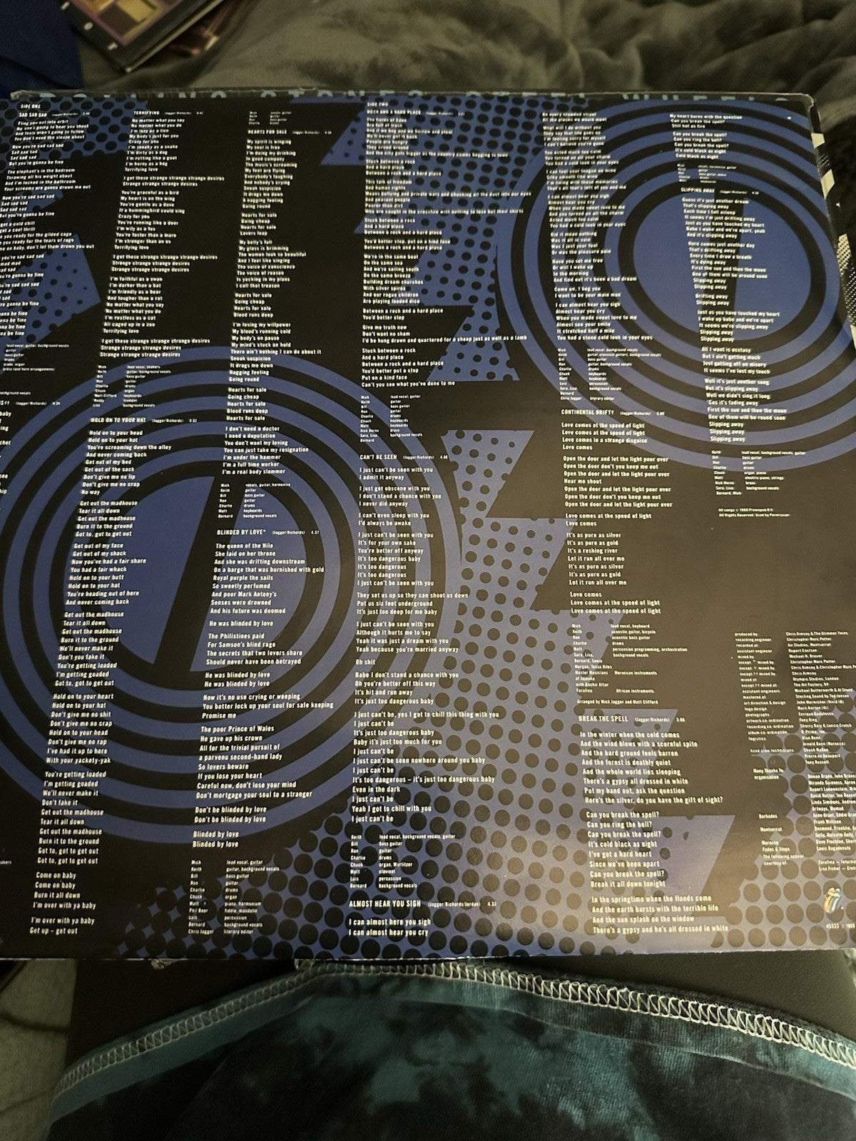 Rolling Stones Steel Wheels LP Vinyl Record OC 45333 VG Original Inner Sleeve2