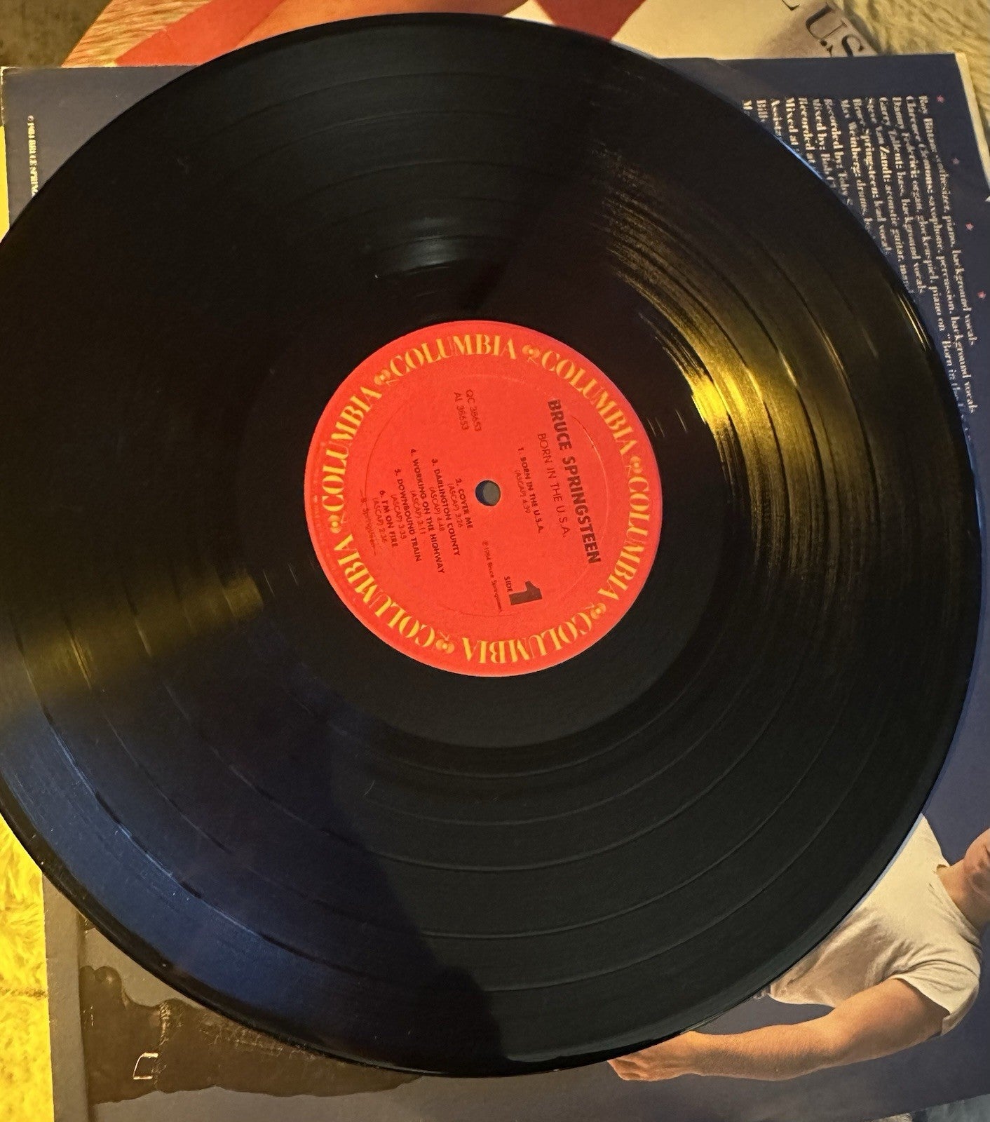 Bruce Springsteen Born In The U.S.A. Vinyl LP Columbia QC 38653 VG+3
