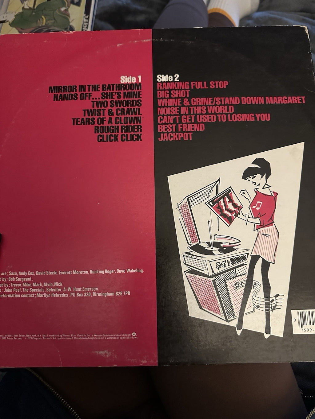 The English Beat I Just Can’t Stop It LP Sire SRK 6091 Ska New Wave G/VG1