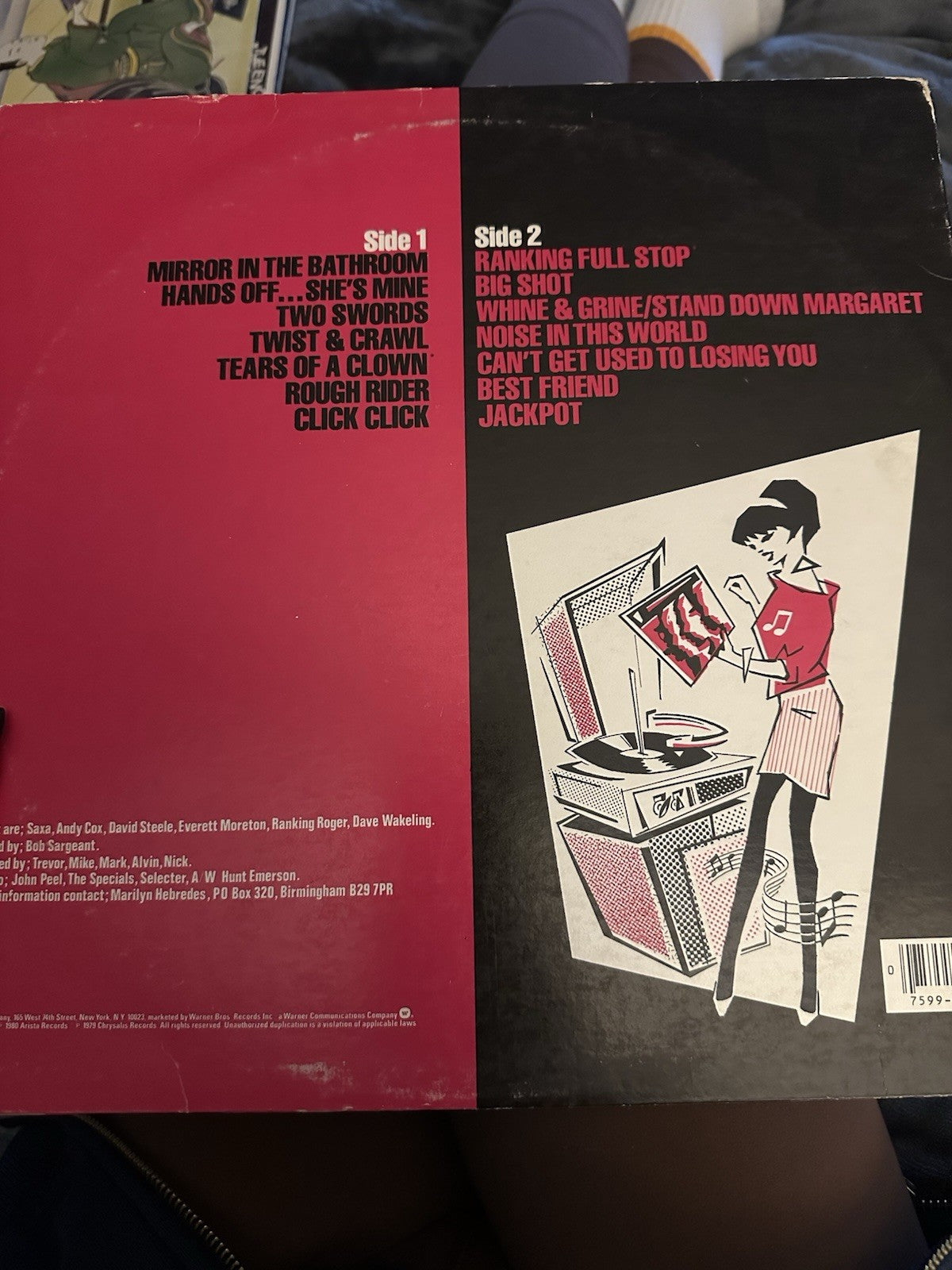 The English Beat I Just Can’t Stop It LP Sire SRK 6091 Ska New Wave G/VG1