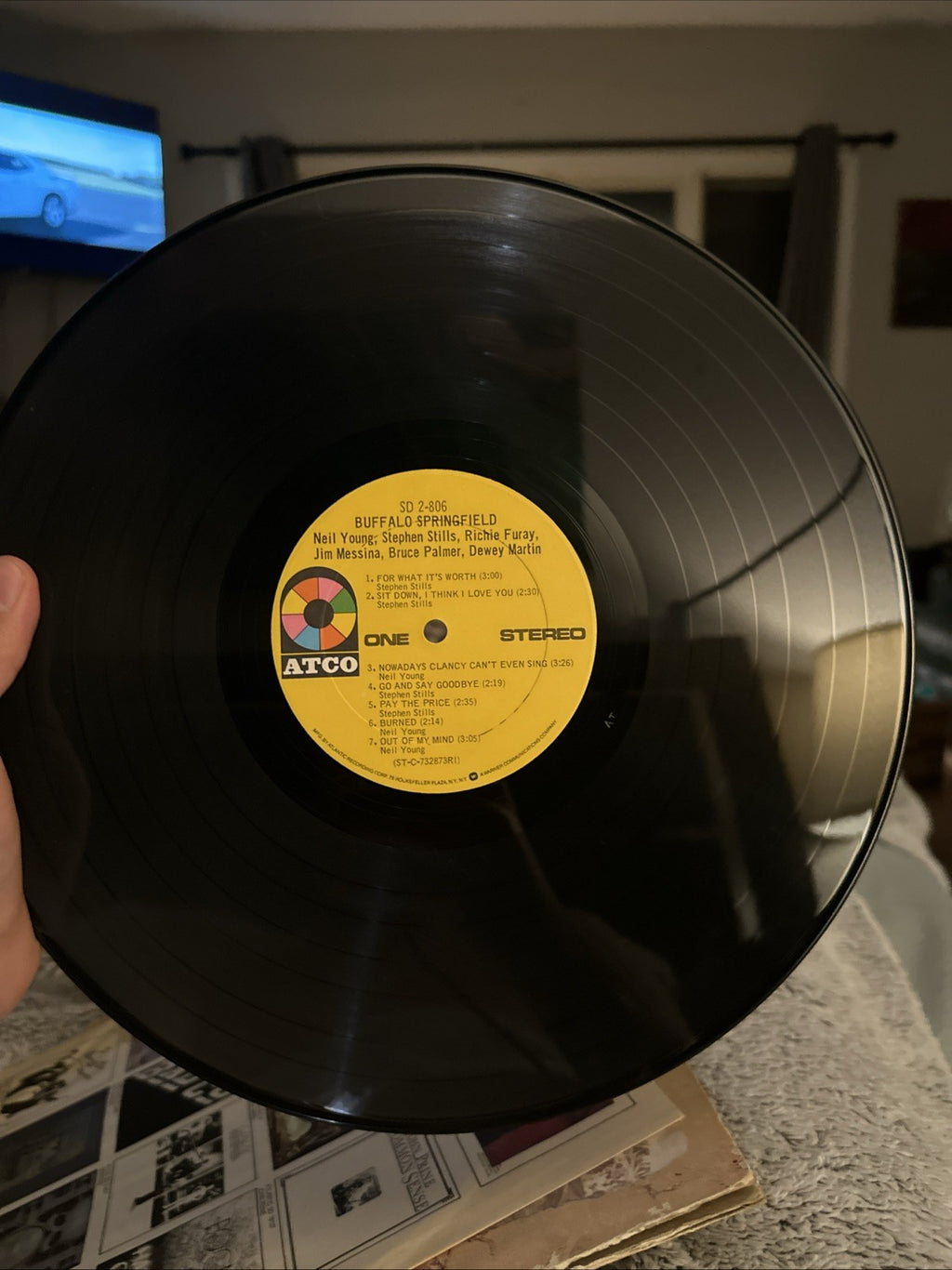 Buffalo Springfield Self Titled 2LP Vinyl ATCO SD 2-806 VG Neil Young2