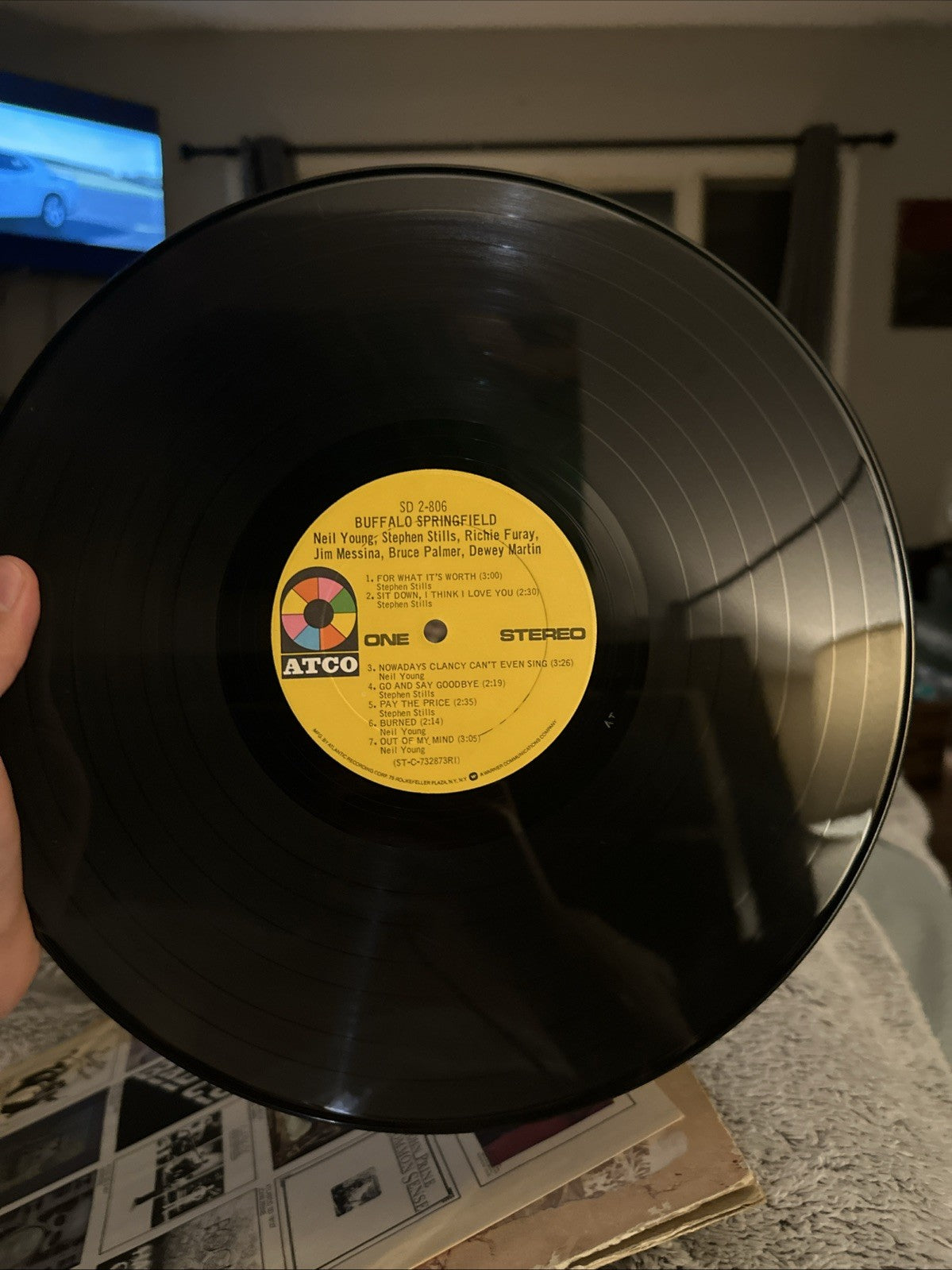 Buffalo Springfield Self Titled 2LP Vinyl ATCO SD 2-806 VG Neil Young2