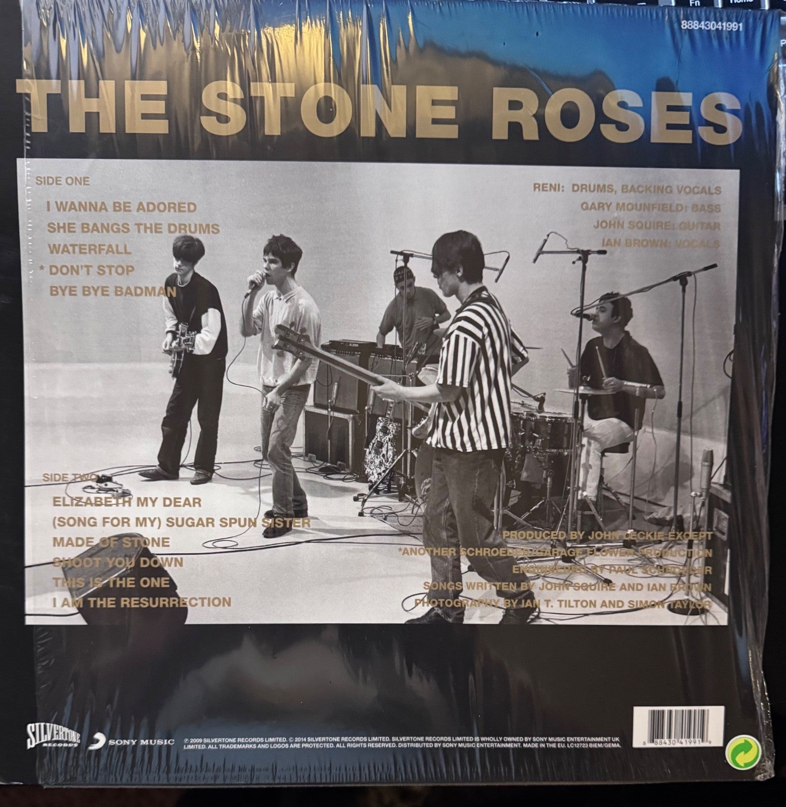 The Stone Roses LP 2014 Silvertone Reissue Vinyl Record NM Complete 888430419911