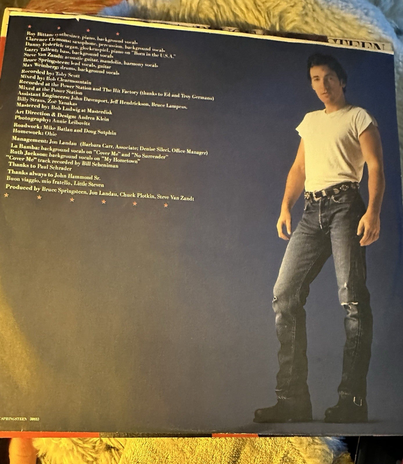 Bruce Springsteen Born In The U.S.A. Vinyl LP Columbia QC 38653 VG+2