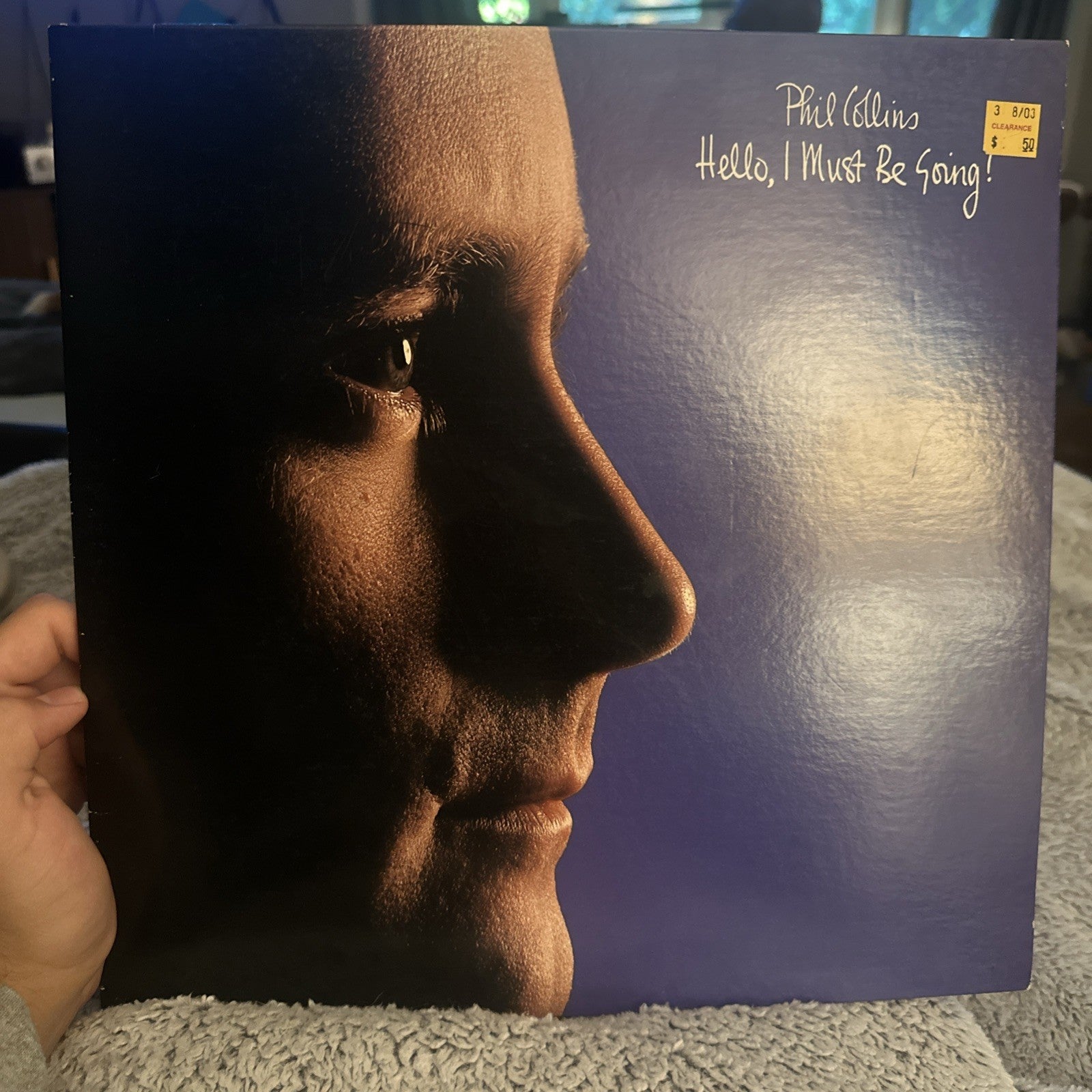 Phil Collins Hello I Must Be Going LP Vinyl Record Atlantic 80035-1  EX0