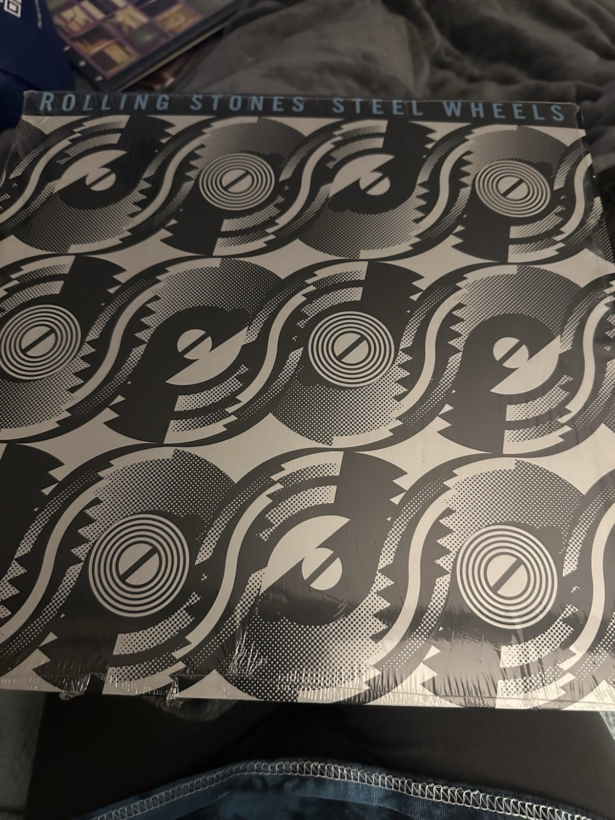 Rolling Stones Steel Wheels LP Vinyl Record OC 45333 VG Original Inner Sleeve0