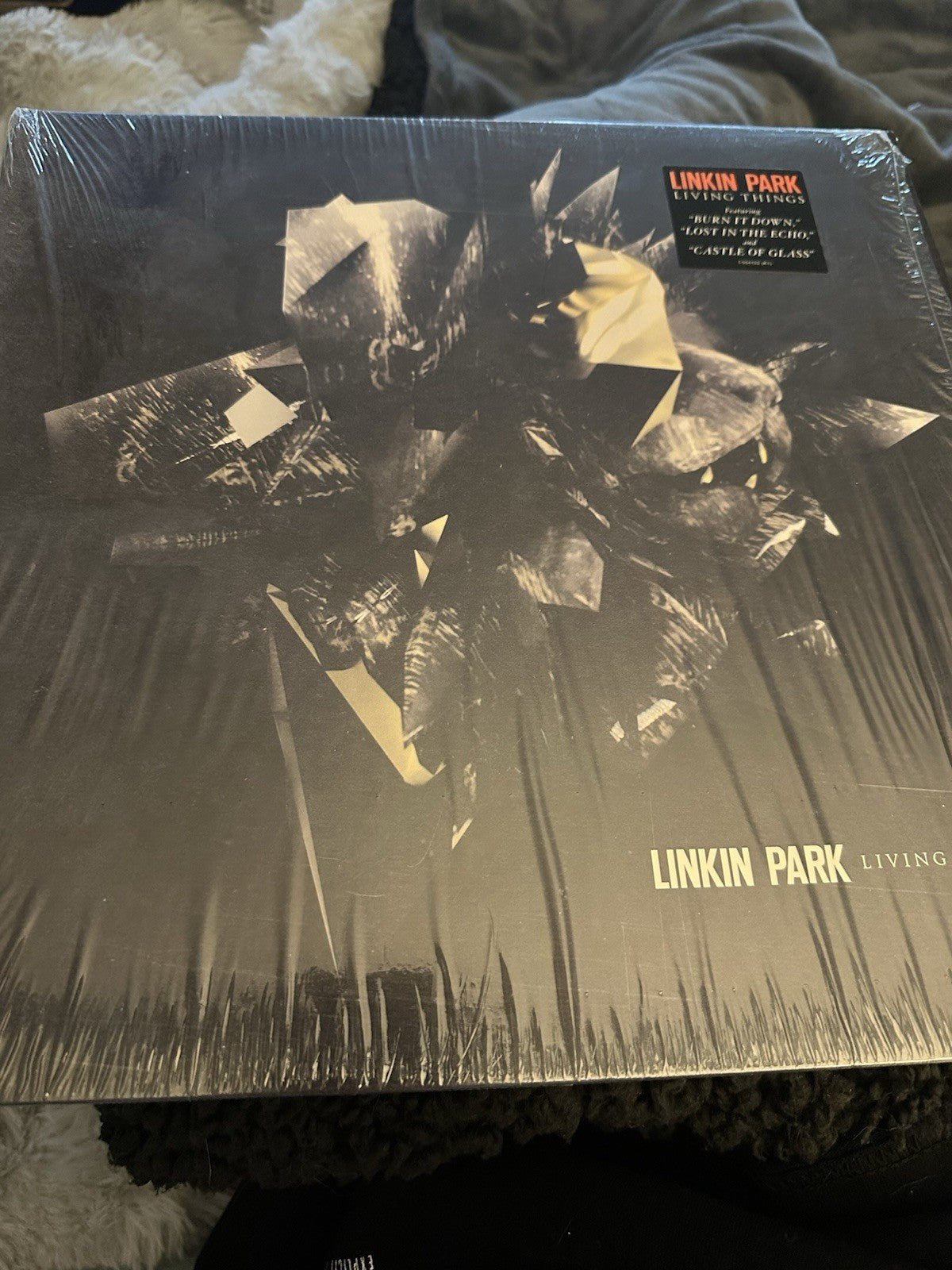 Linkin Park Living Things Vinyl LP 2012 Warner Bros VG w/ Hype Sticker0