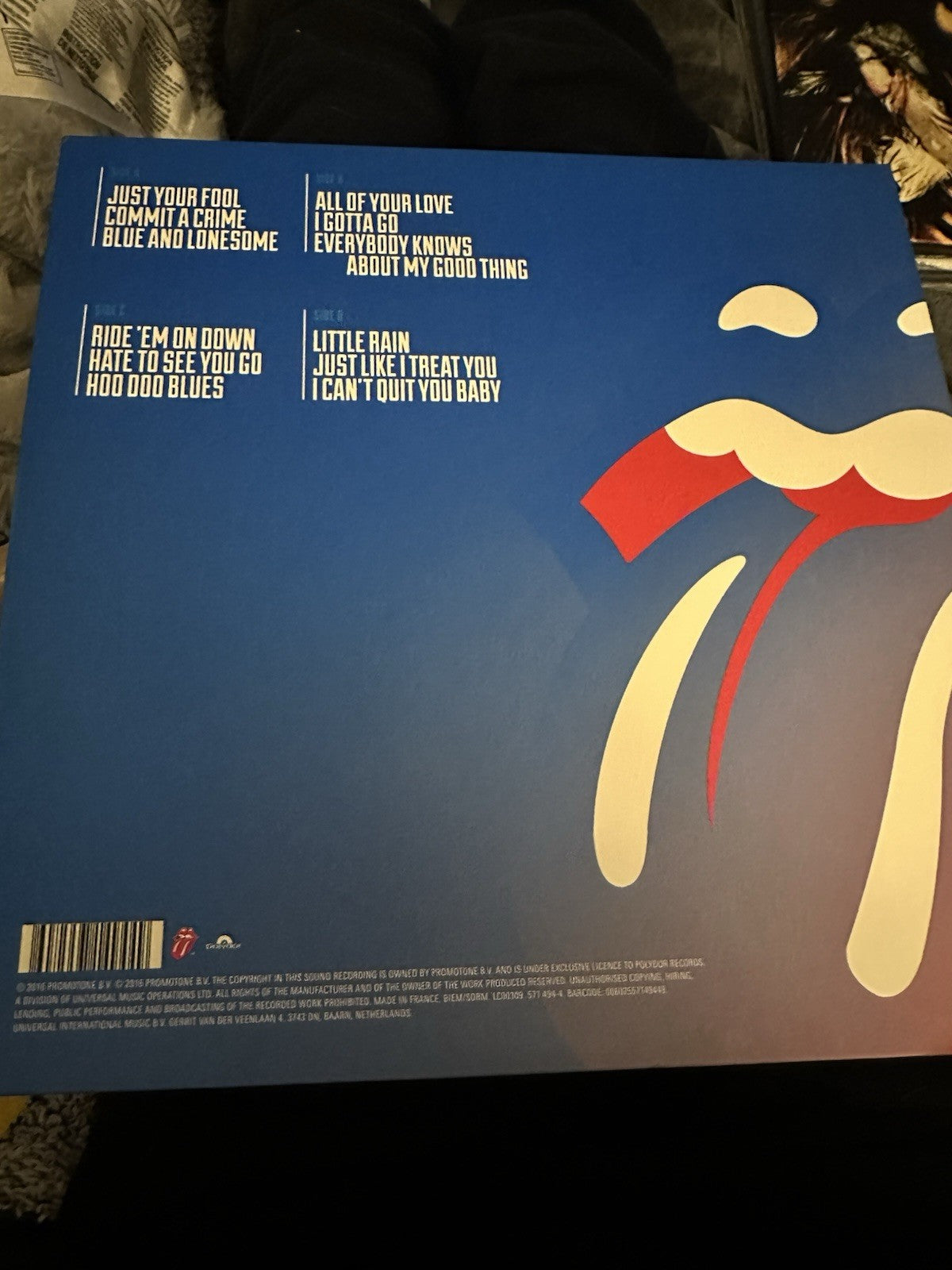 Rolling Stones - Blue & Lonesome 2LP Vinyl Record VG+ Gatefold Blues1