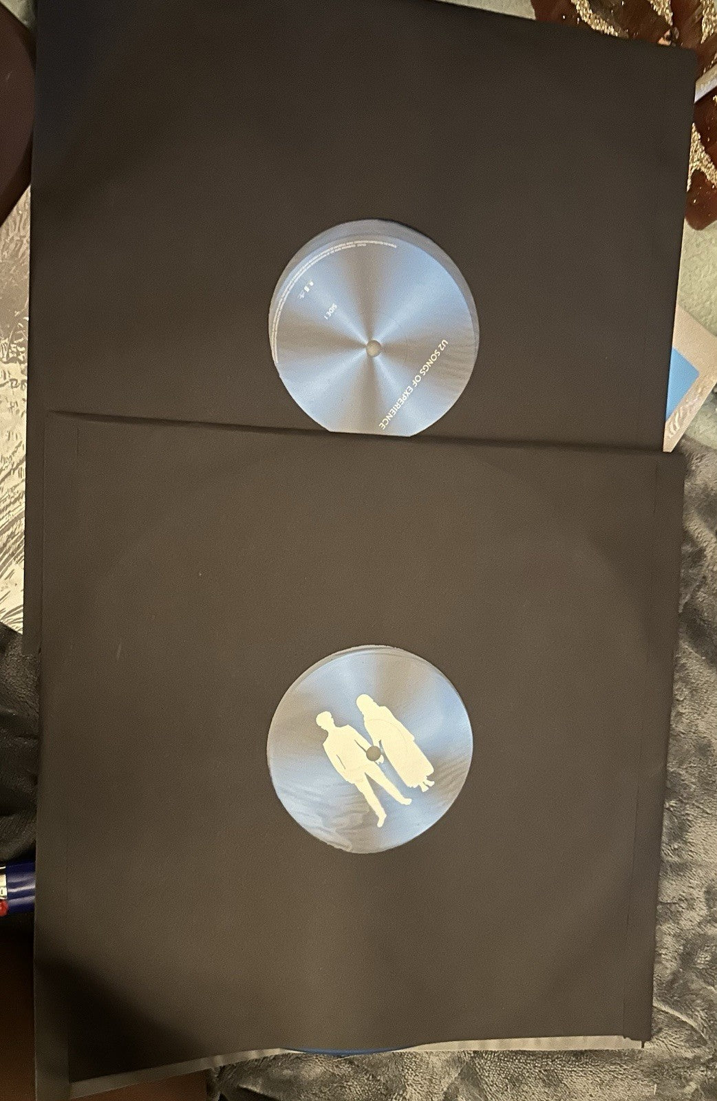 U2 – Songs of Experience 2LP Translucent Cyan Vinyl 2017 VG+ Clean Copy4