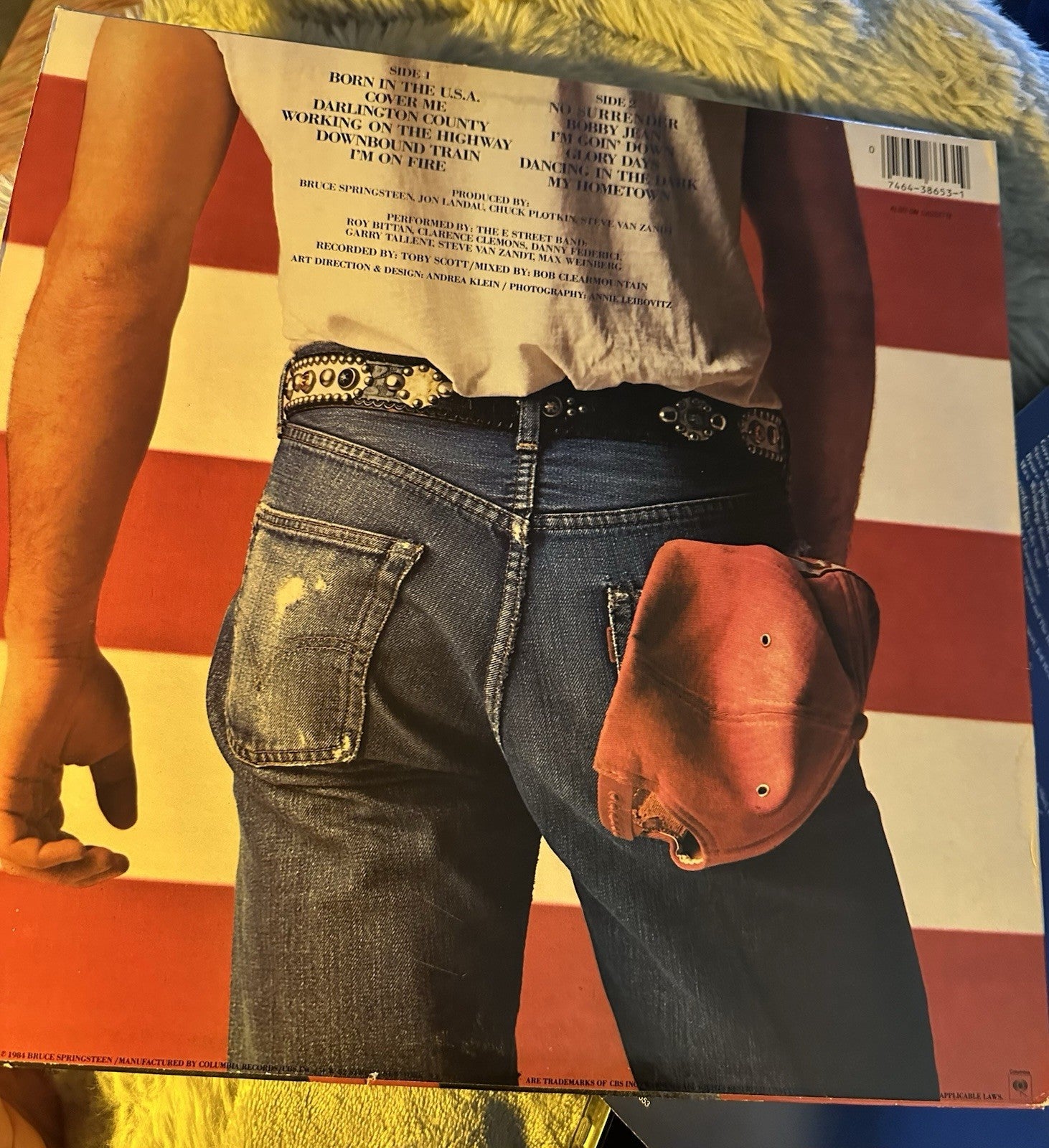 Bruce Springsteen Born In The U.S.A. Vinyl LP Columbia QC 38653 VG+1