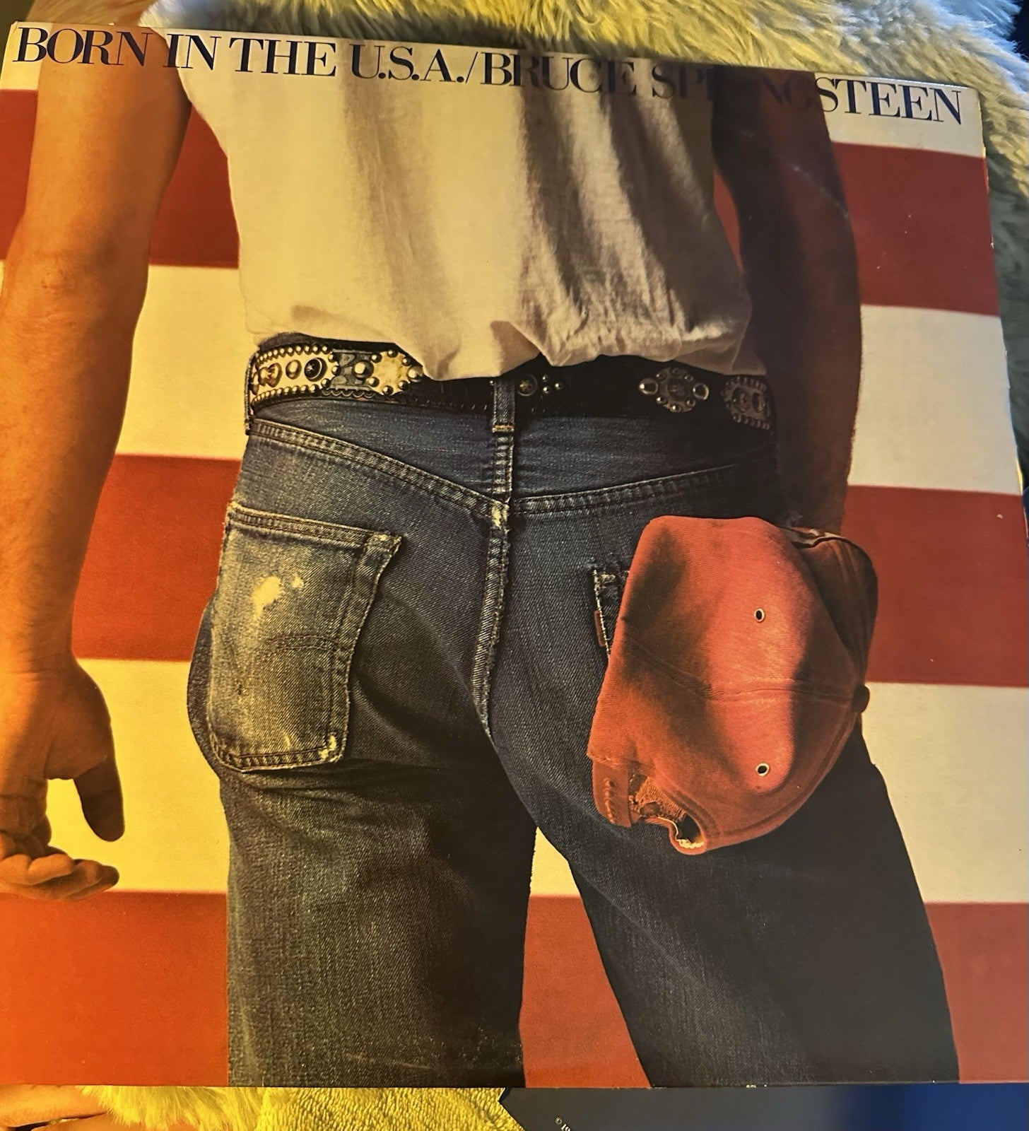 Bruce Springsteen Born In The U.S.A. Vinyl LP Columbia QC 38653 VG+0