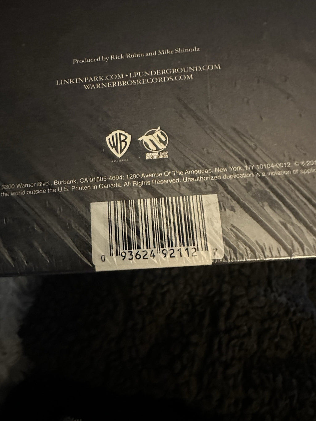 Linkin Park Living Things Vinyl LP 2012 Warner Bros VG w/ Hype Sticker5