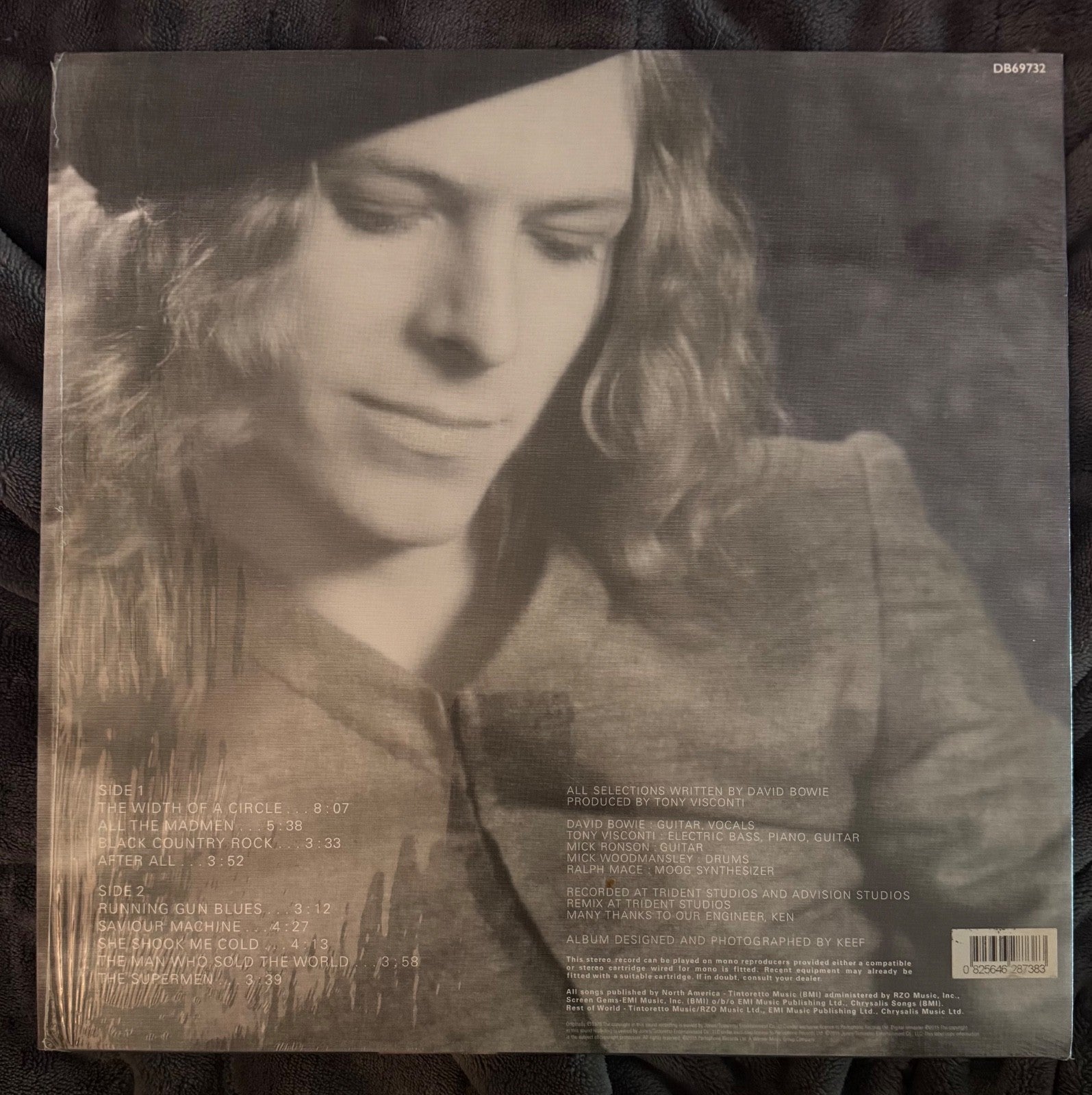 David Bowie The Man Who Sold The World LP 180g Vinyl Parlophone VG+ NM1