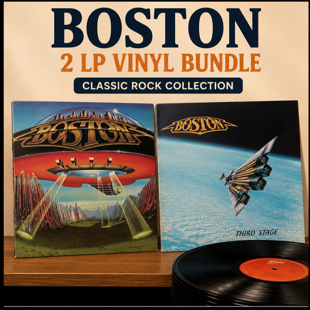 Boston Vinyl LP Lot Don’t Look Back + Third Stage Classic Rock Records VG+0