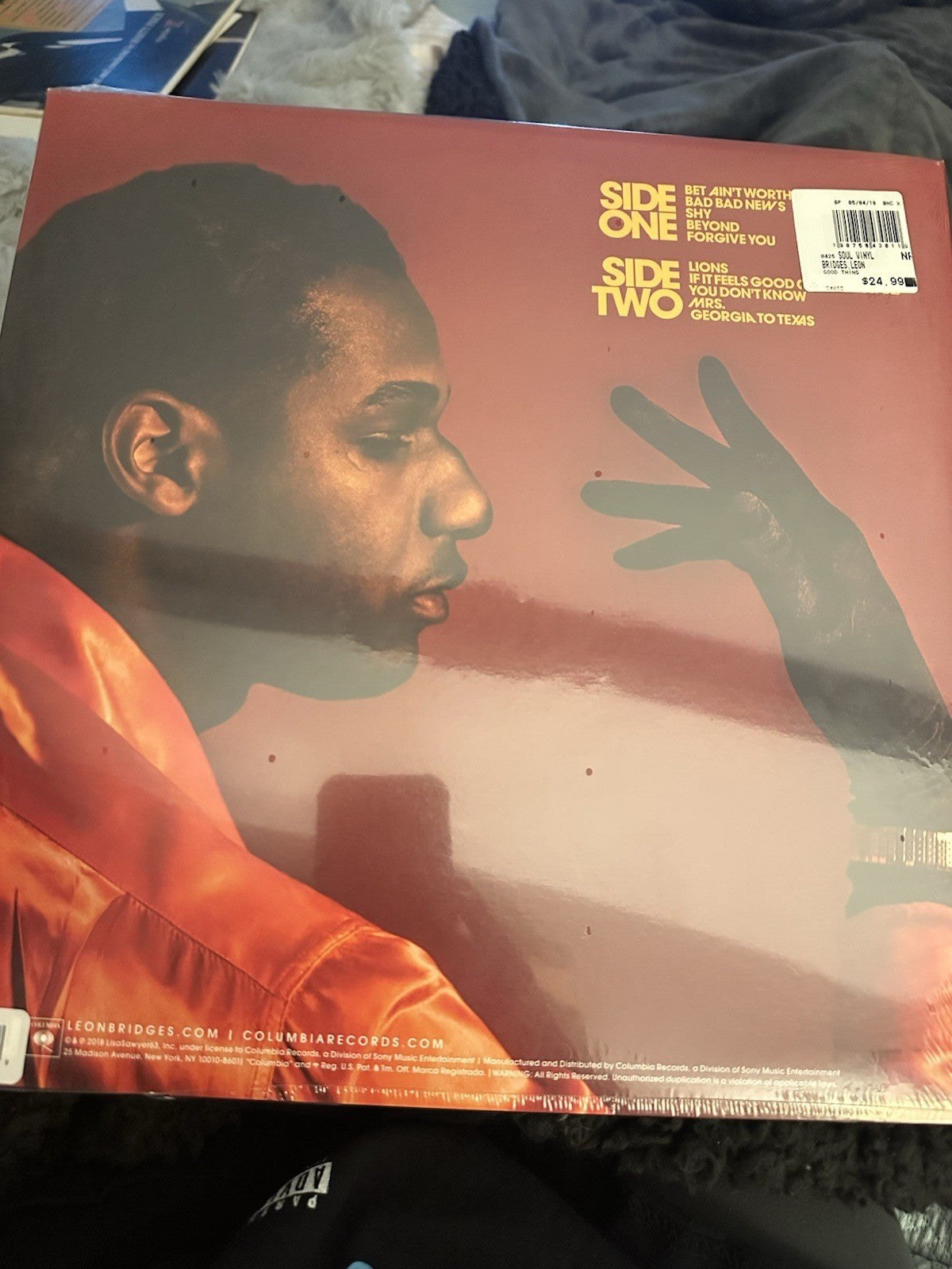 Leon Bridges Good Thing Yellow Vinyl LP Barnes & Noble Exclusive SEALED 180g1