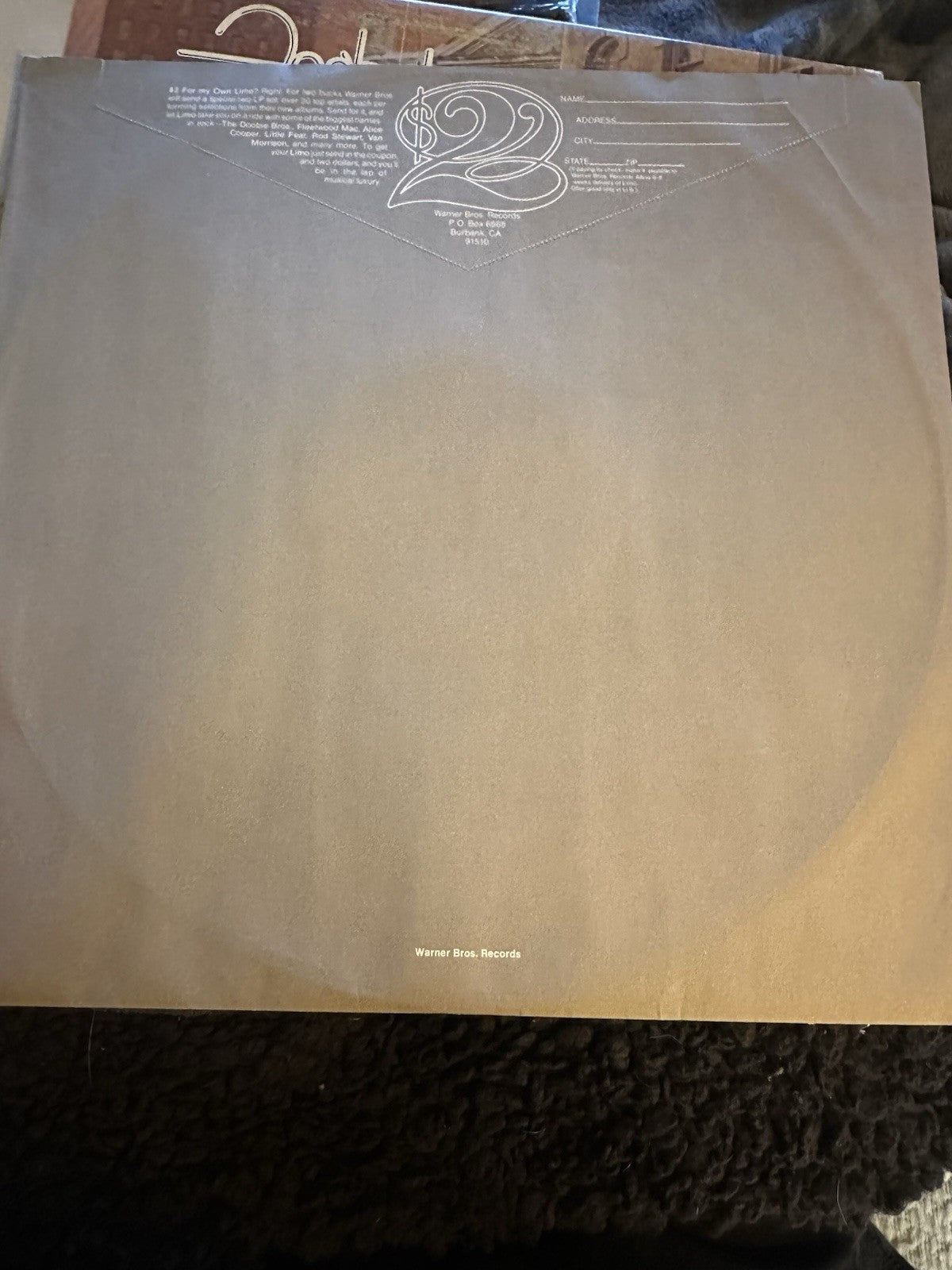 Foghat Fool For The City LP 1975 VG+ Vinyl Slow Ride Classic Rock Bearsville2