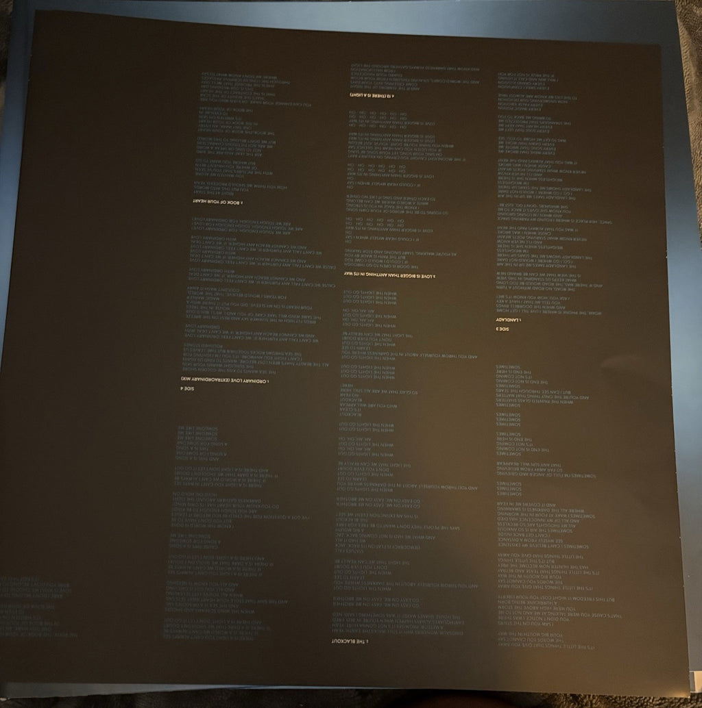 U2 – Songs of Experience 2LP Translucent Cyan Vinyl 2017 VG+ Clean Copy6