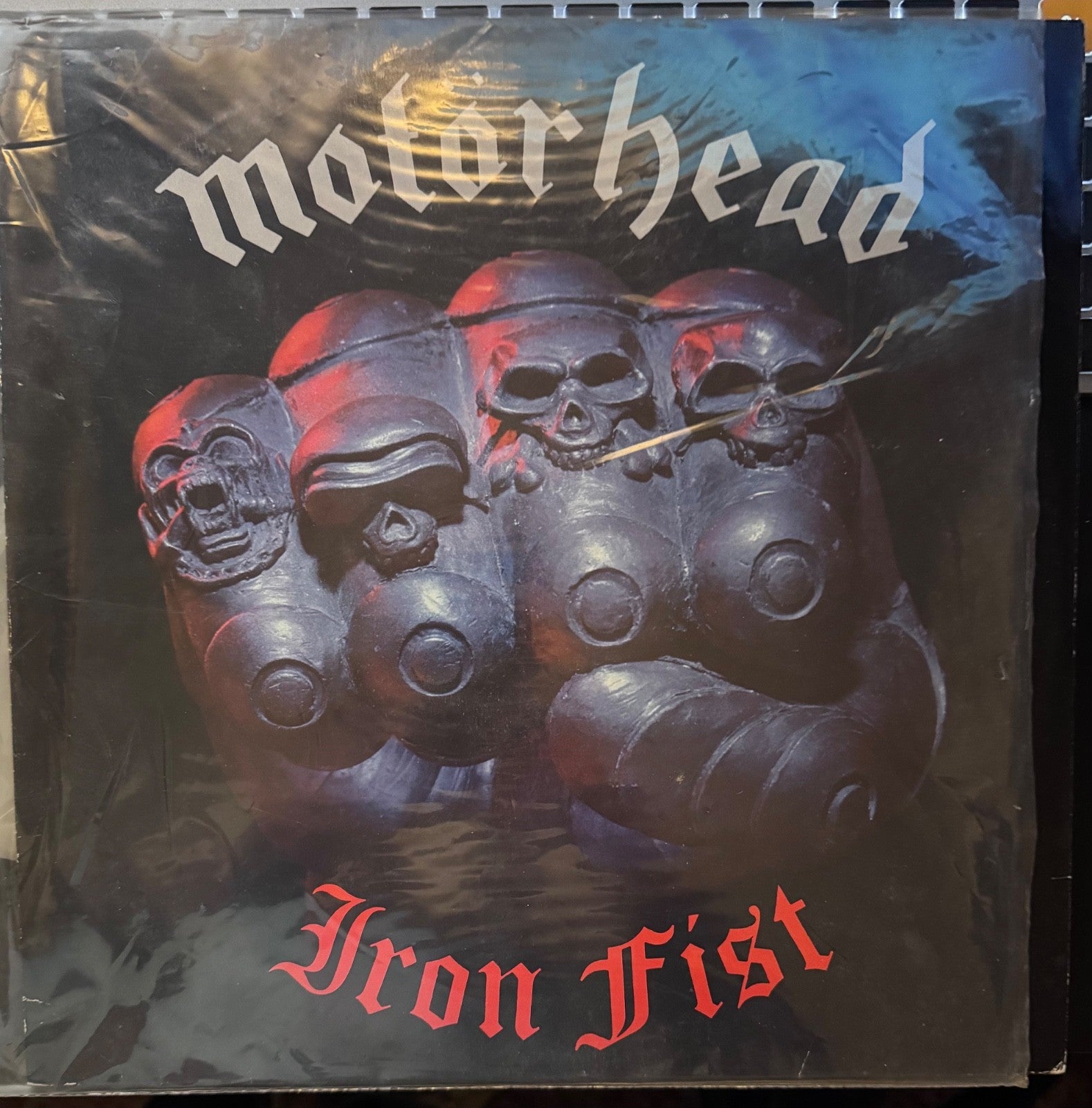 Motörhead Iron Fist LP 1982 German Bronze Records Original Press S 204 636 VG+ P0