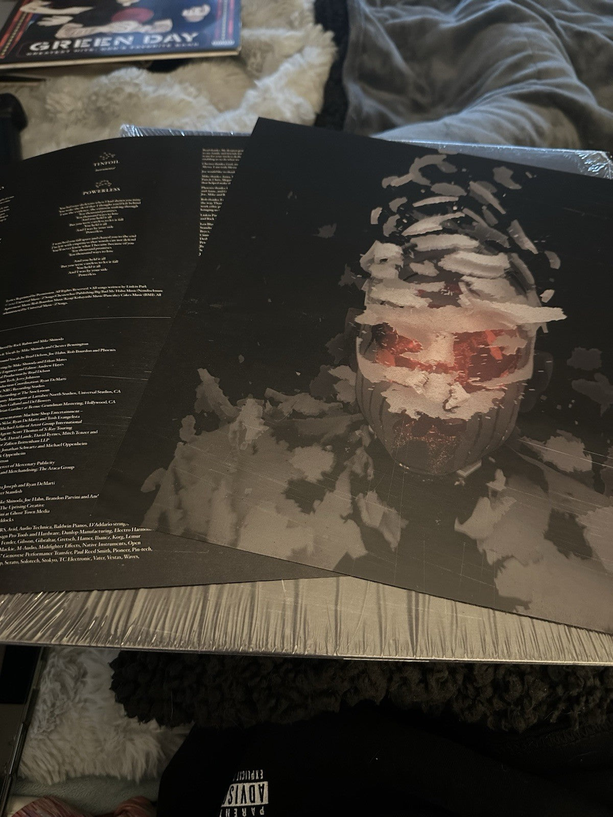 Linkin Park Living Things Vinyl LP 2012 Warner Bros VG w/ Hype Sticker2