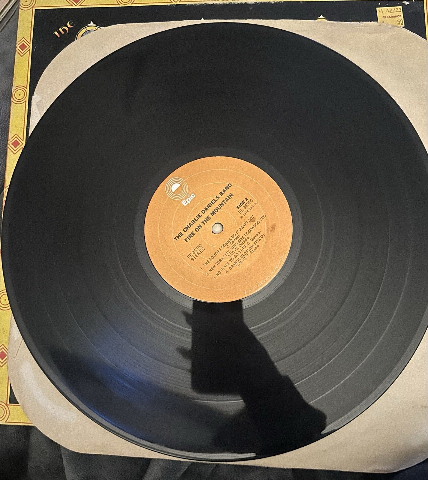 Charlie Daniels Band Fire On The Mountain LP 1974 Epic Vinyl By+ No Scratches2