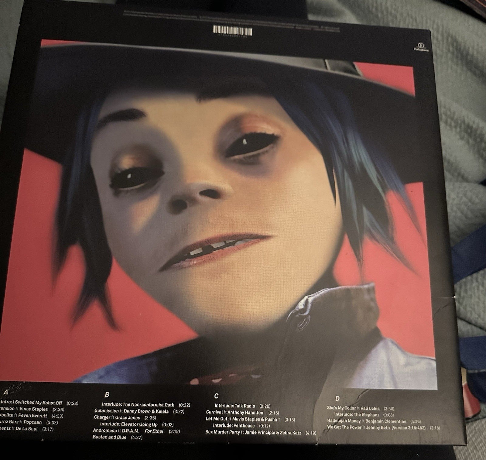 Gorillaz Humanz 2LP Vinyl Record VG/VG+ One Disk Has 2 Surface Scratches1