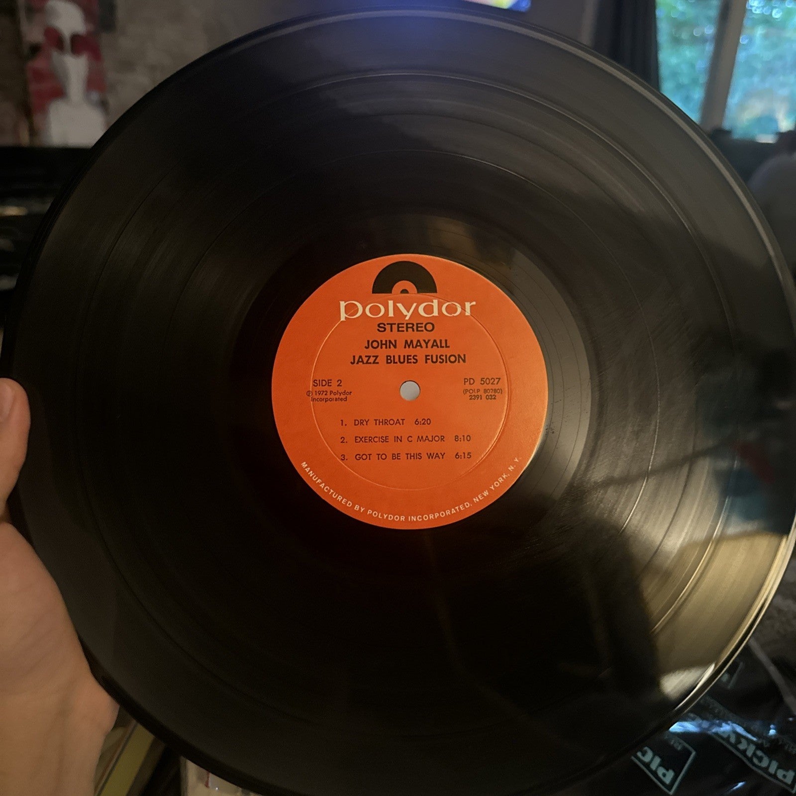 John Mayall Jazz Blues Fusion LP Vinyl Record 5027 1972 VG+ Shrink Wrap2