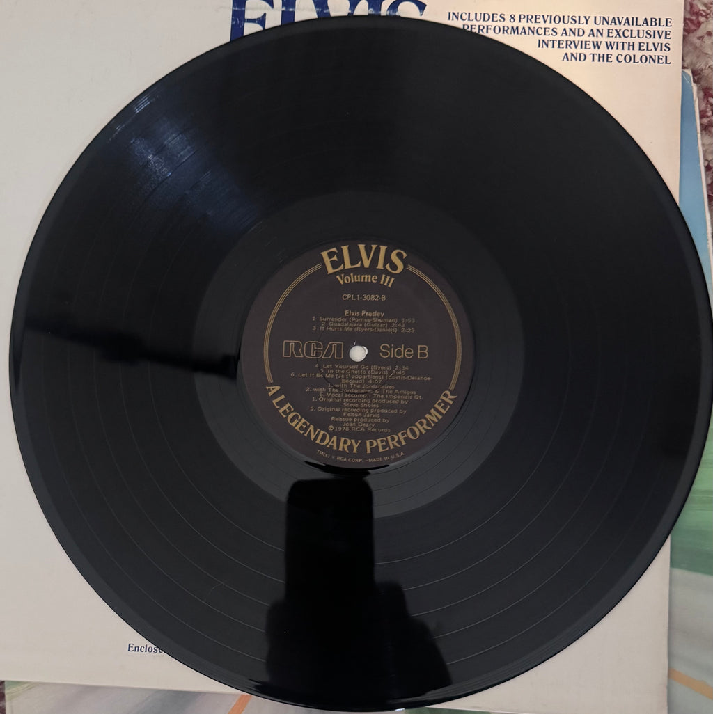 Elvis Presley Vinyl Record Bundle – 4 LP Lot RCA Legendary Performer Vol 2 & 3 + Separate Ways + 2LP Set