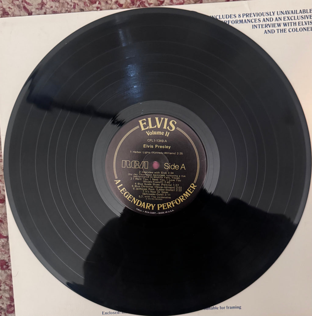 Elvis Presley Vinyl Record Bundle – 4 LP Lot RCA Legendary Performer Vol 2 & 3 + Separate Ways + 2LP Set