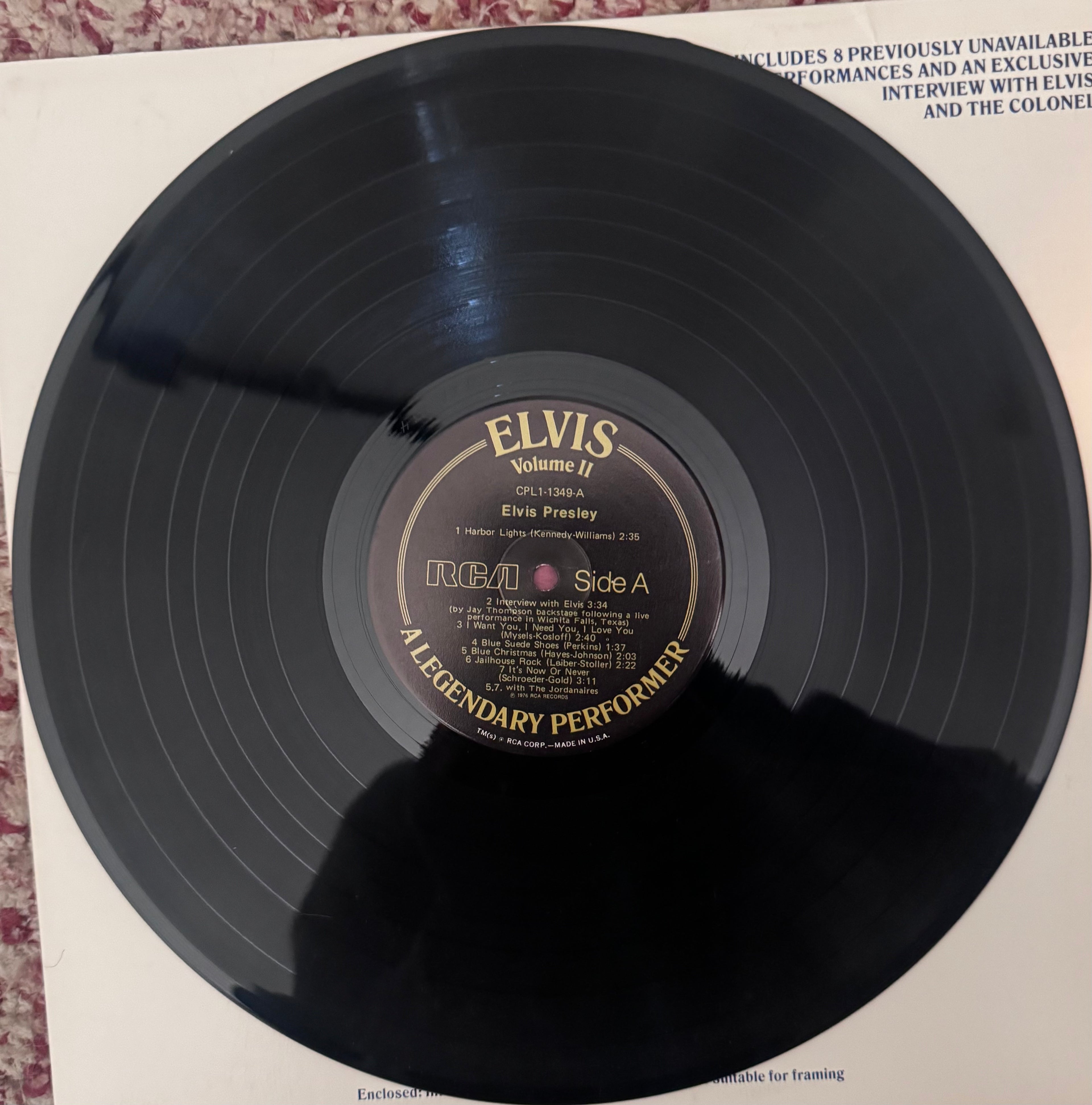 Elvis Presley Vinyl Record Bundle – 4 LP Lot RCA Legendary Performer Vol 2 & 3 + Separate Ways + 2LP Set