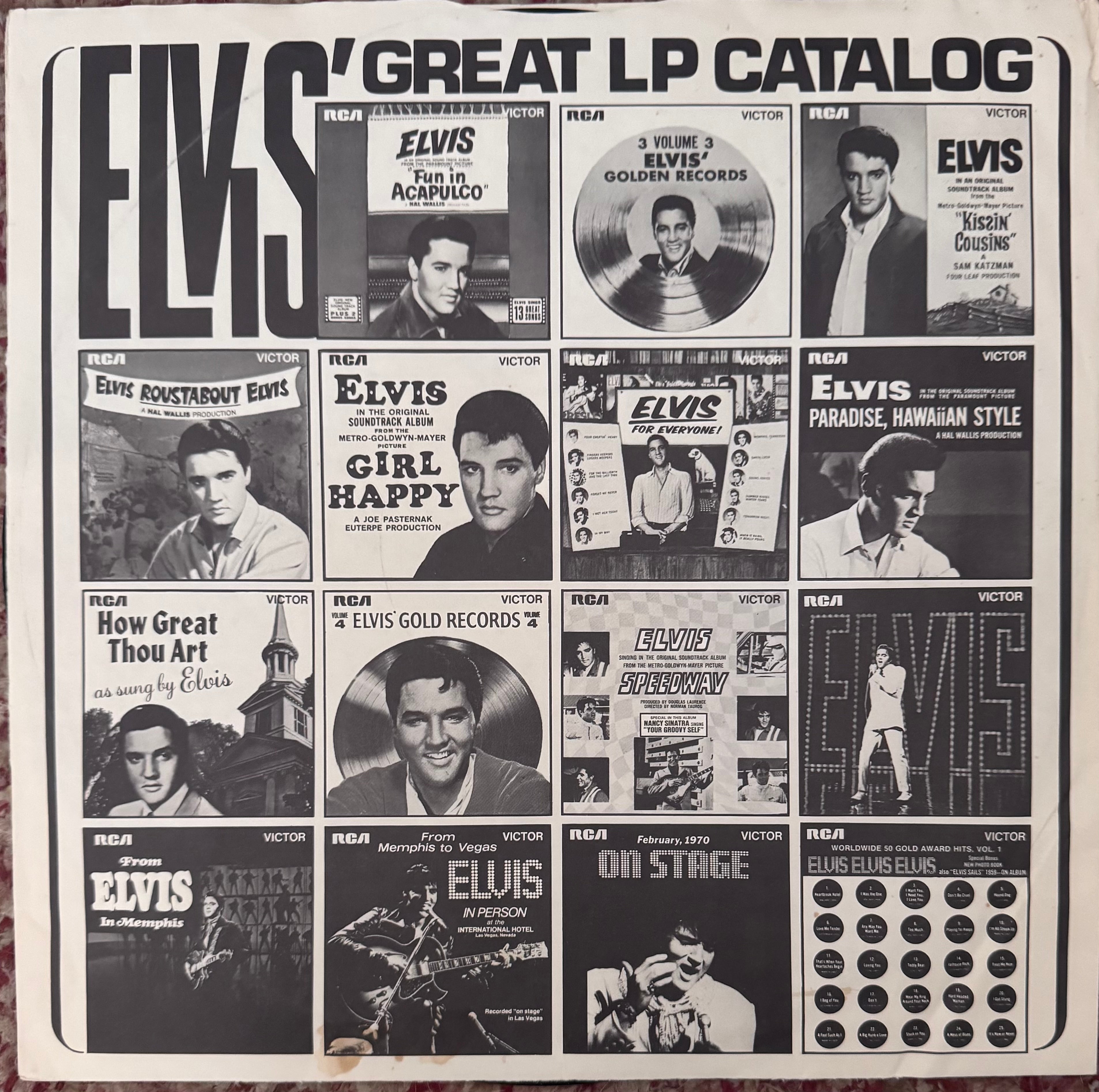Elvis Presley Vinyl Record Bundle – 4 LP Lot RCA Legendary Performer Vol 2 & 3 + Separate Ways + 2LP Set